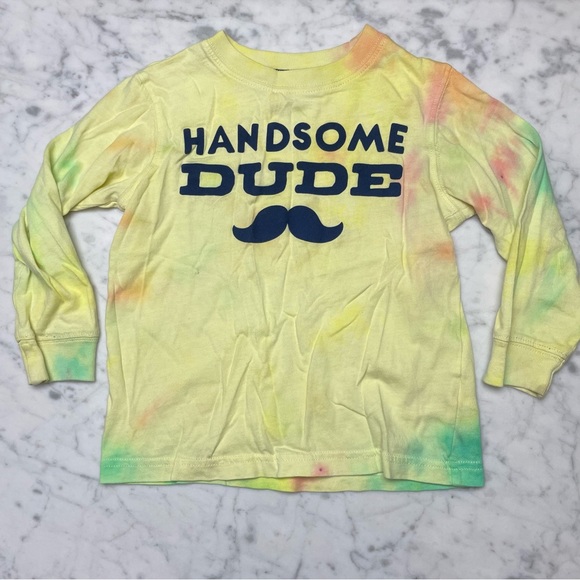 Cat & Jack Carter's Handsome Dude Long Sleeve Crewneck T-Shirt - Picture 2 of 7